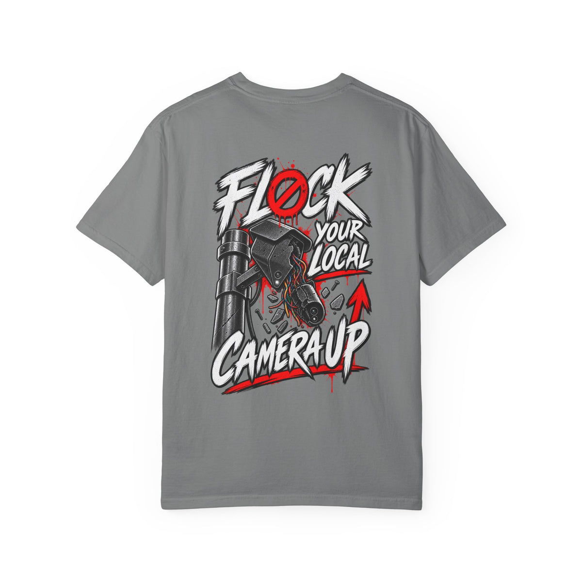 "Flock Your Local Camera Up" Back Graphic