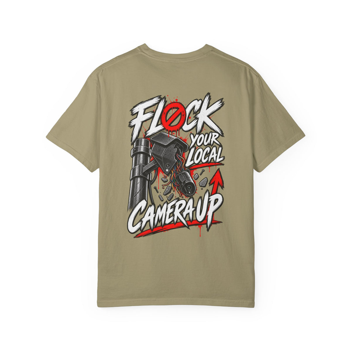 "Flock Your Local Camera Up" Back Graphic