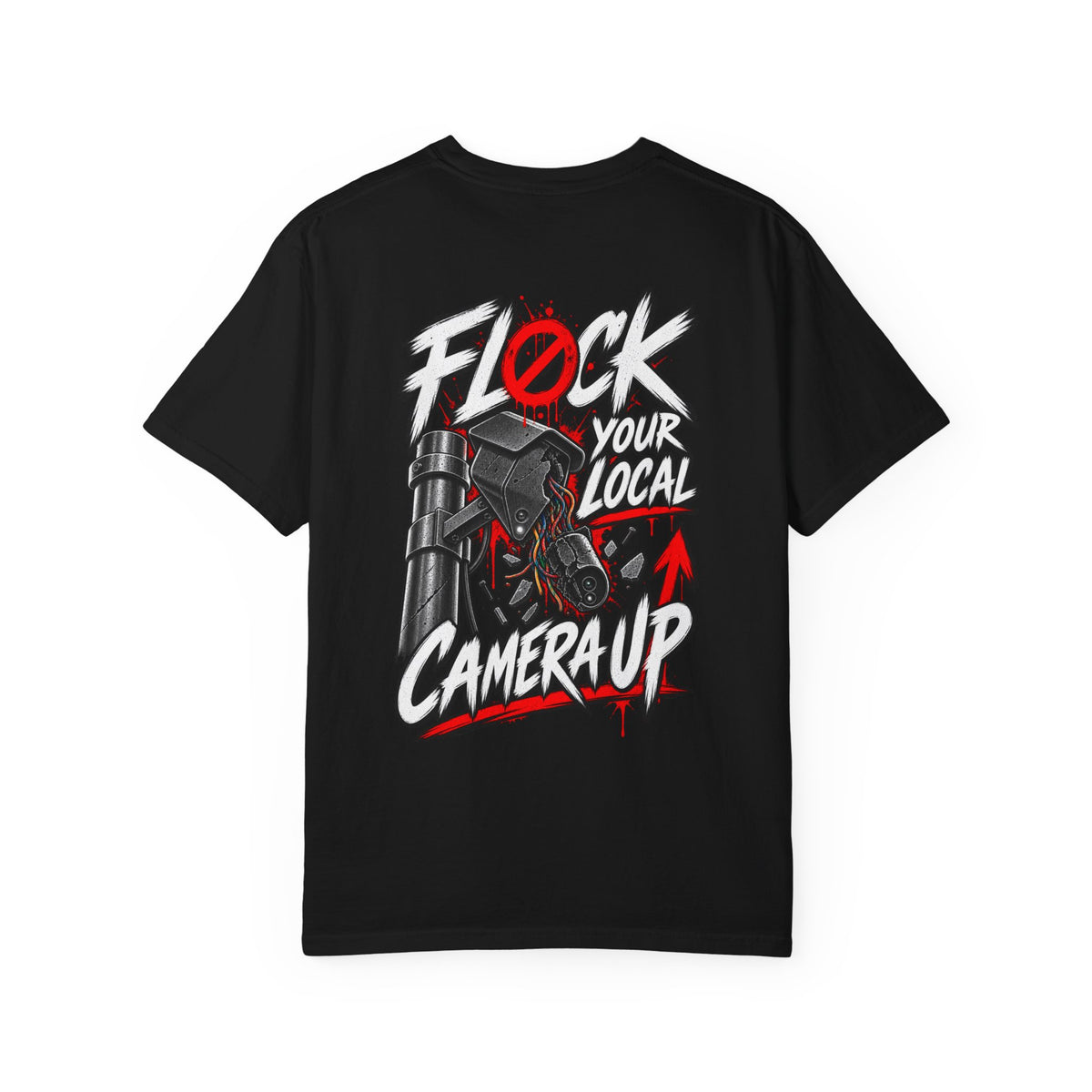 "Flock Your Local Camera Up" Back Graphic