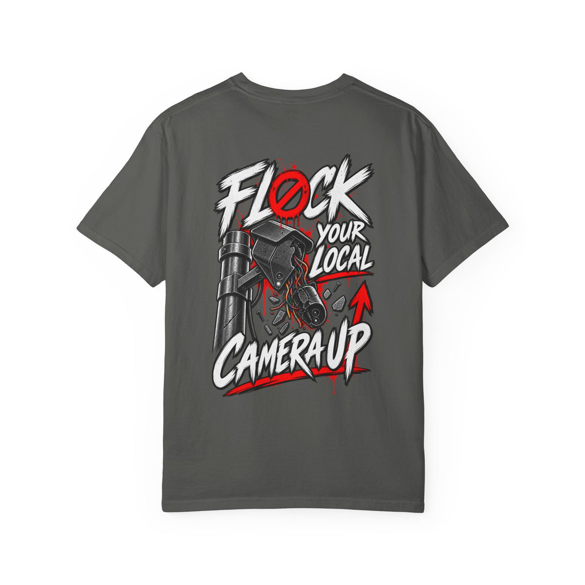 "Flock Your Local Camera Up" Back Graphic