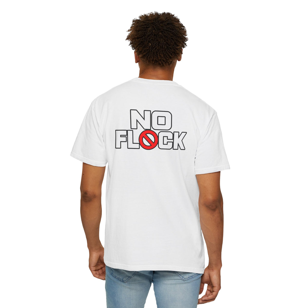 No Flock Back Graphic